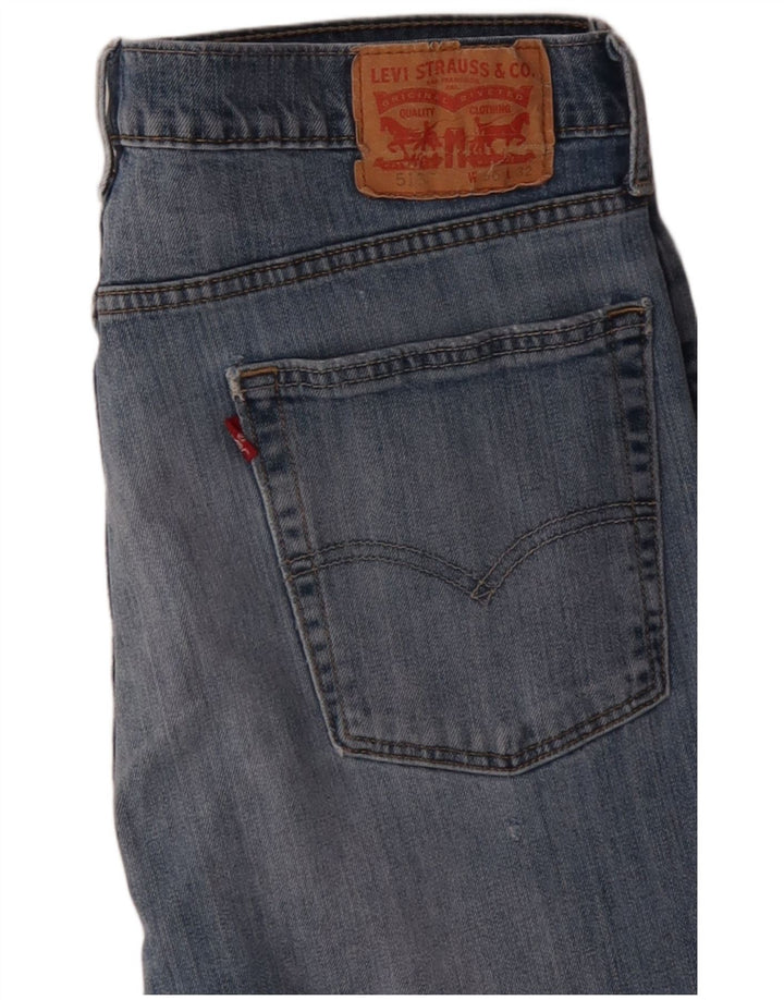 LEVI'S Vaqueros rectos 513 para hombre W36 L31 Azul