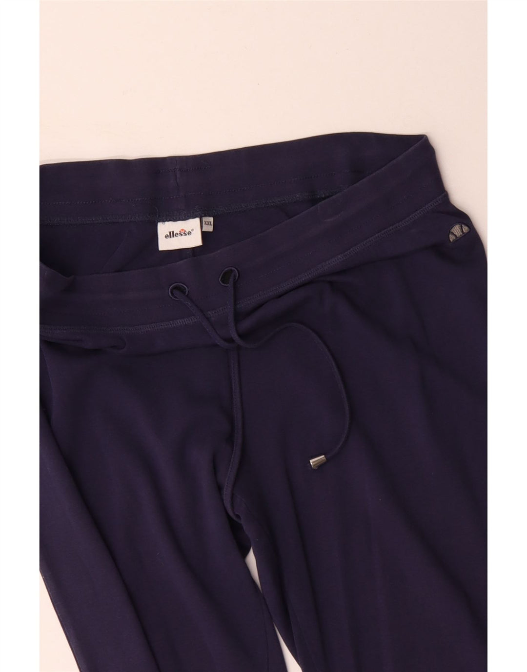 ELLESSE Pantalones de chándal para mujer UK 20 2XL Azul marino Algodón