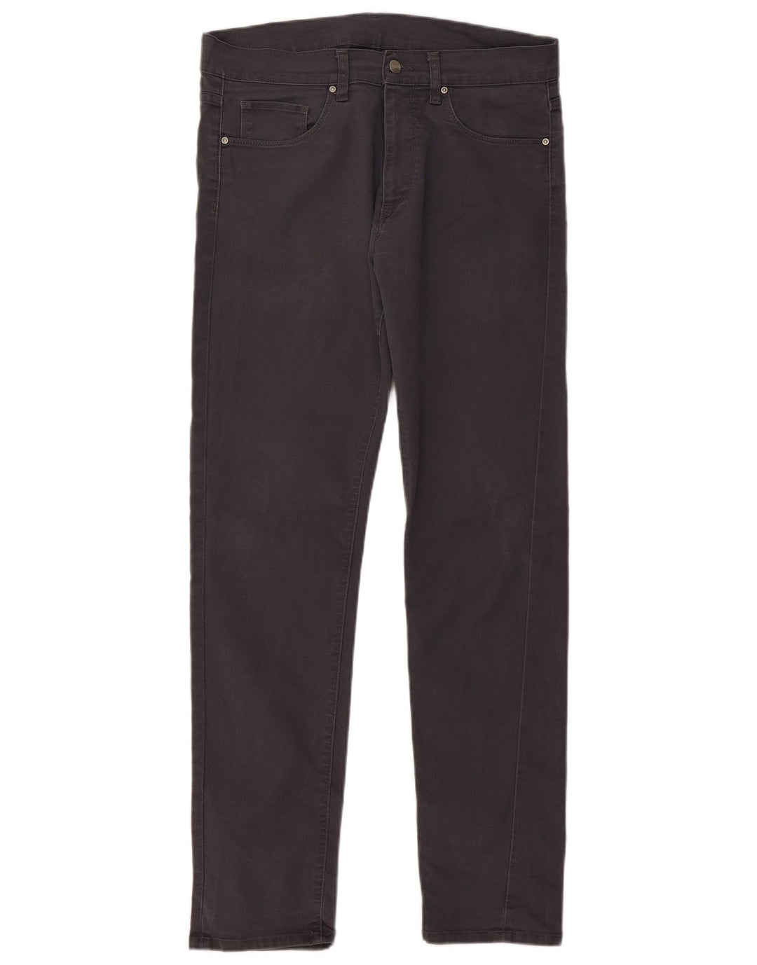 CARHARTT Pantalones informales ajustados para hombre W33 L32 Algodón azul marino