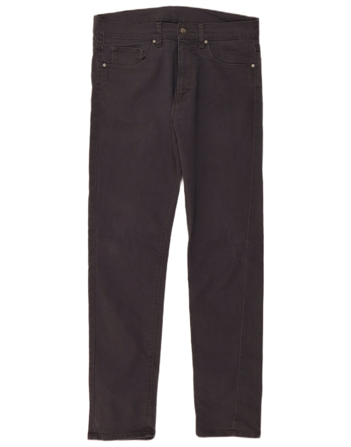 CARHARTT Pantalones informales ajustados para hombre W33 L32 Algodón azul marino