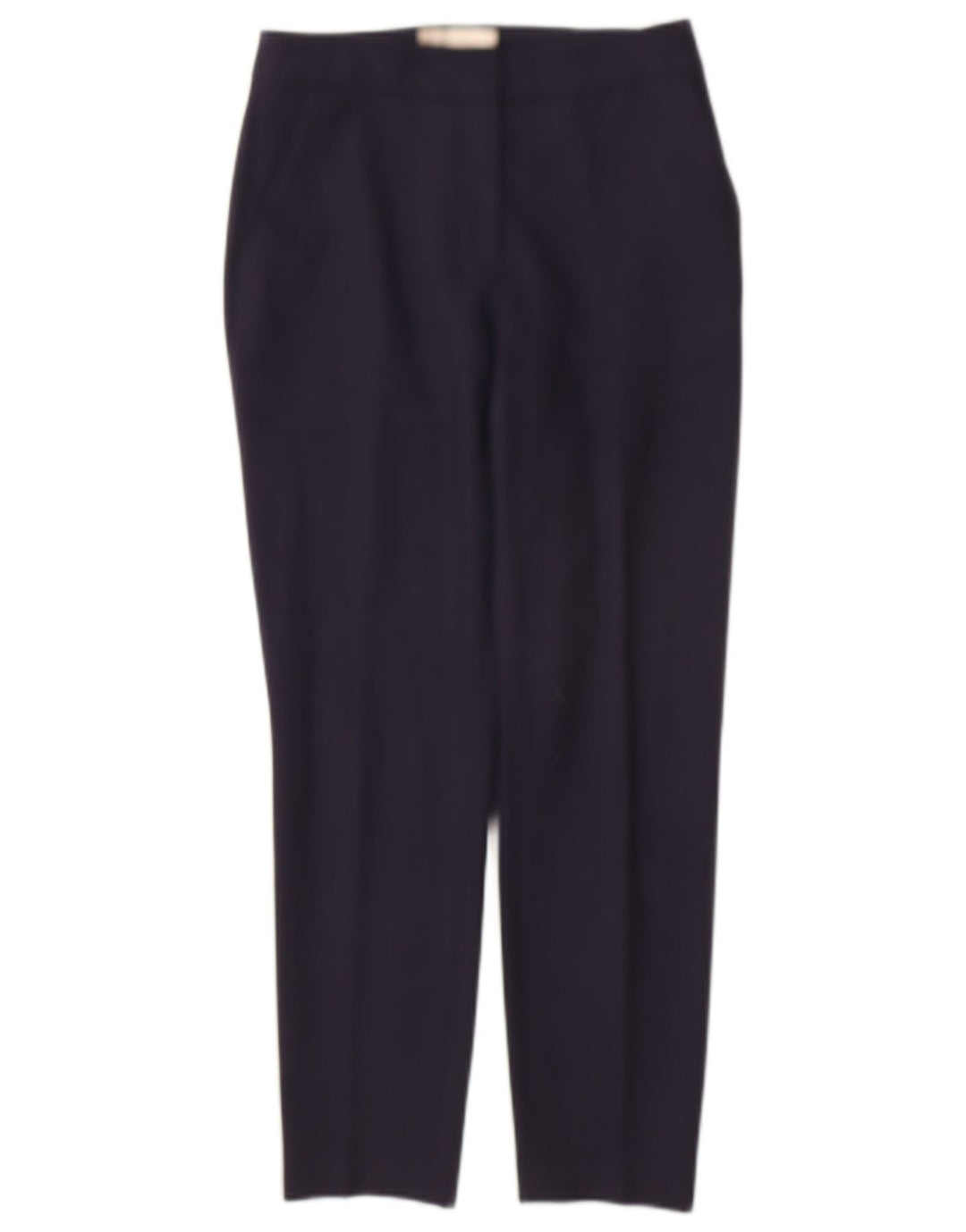 HOBBS Pantalón chino ajustado para mujer Medium W28 L28 Lana azul marino