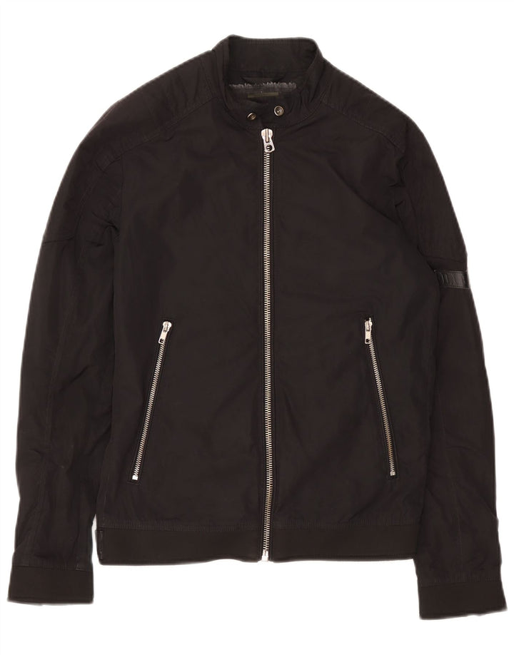 DIESEL Chaqueta Bomber para Hombre UK 36 Small Negro