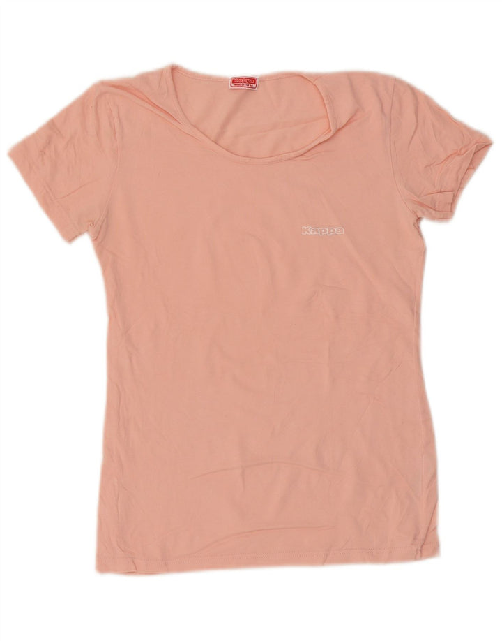 Kappa Camiseta para Mujer Top UK 42 Algodón Rosa Medio