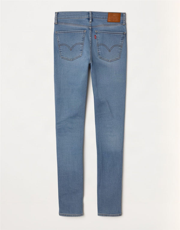 Levi's Vaqueros Pitillo Mujer W28 L32 Algodón Azul