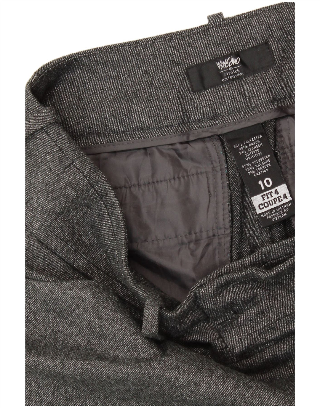 MOSSIMO Pantalones cortos rectos para mujer US 10 Medium W30 L25 Gris