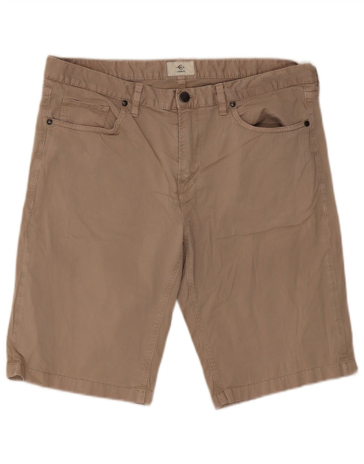 Cerruti 1881 Pantalones cortos casuales para hombre grande beige