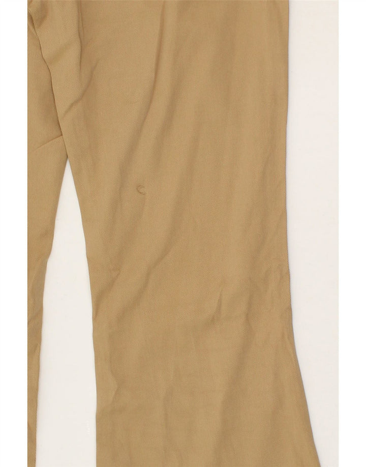 MASSIMO DUTTI Womens Flare Casual Trousers EU 40 Medium W30 L31 Beige Vintage Massimo Dutti and Second-Hand Massimo Dutti from Messina Hembry 