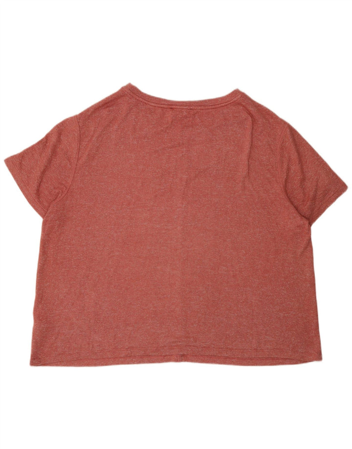 Marks & Spencer Camiseta extragrande para mujer UK 40 XL Viscosa roja