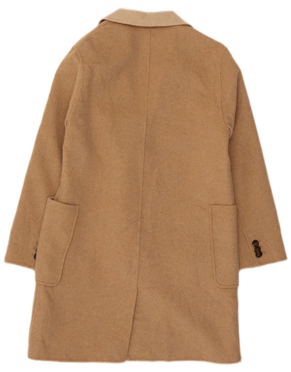 Zara Abrigo Niña Cruzado 13-14 Años Lana Beige