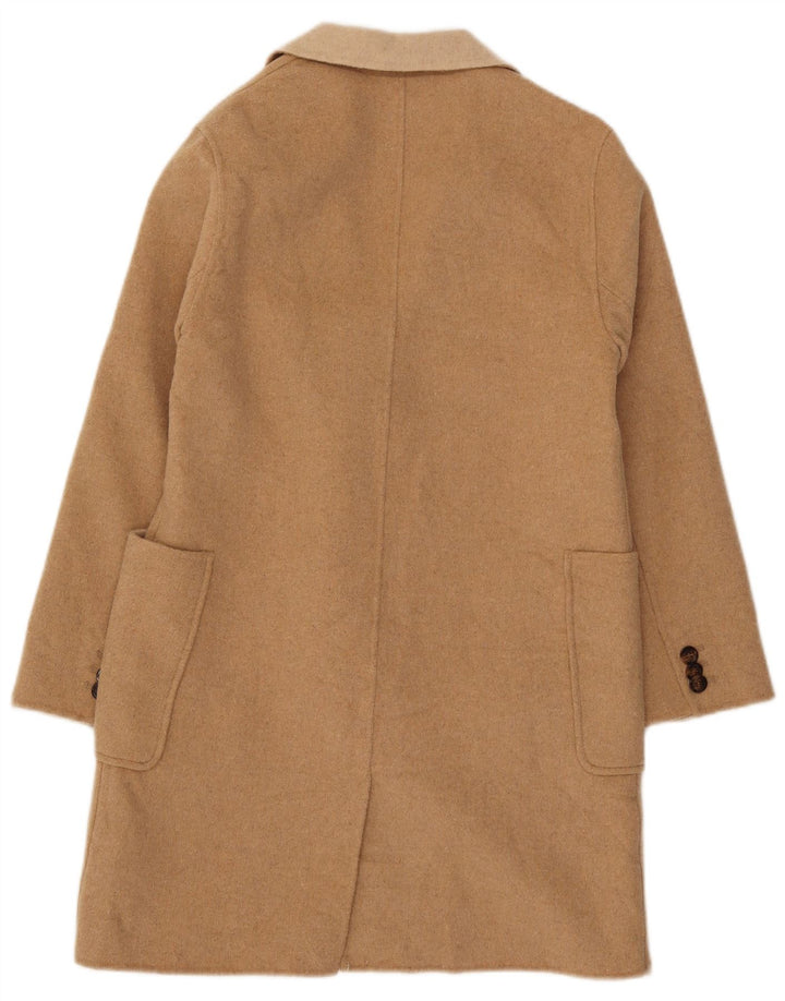 Zara Abrigo Niña Cruzado 13-14 Años Lana Beige
