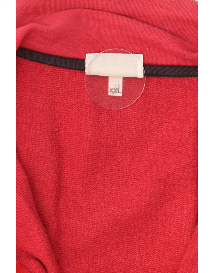 Asics - Chaqueta de chándal para hombre, talla 2XL, algodón rojo