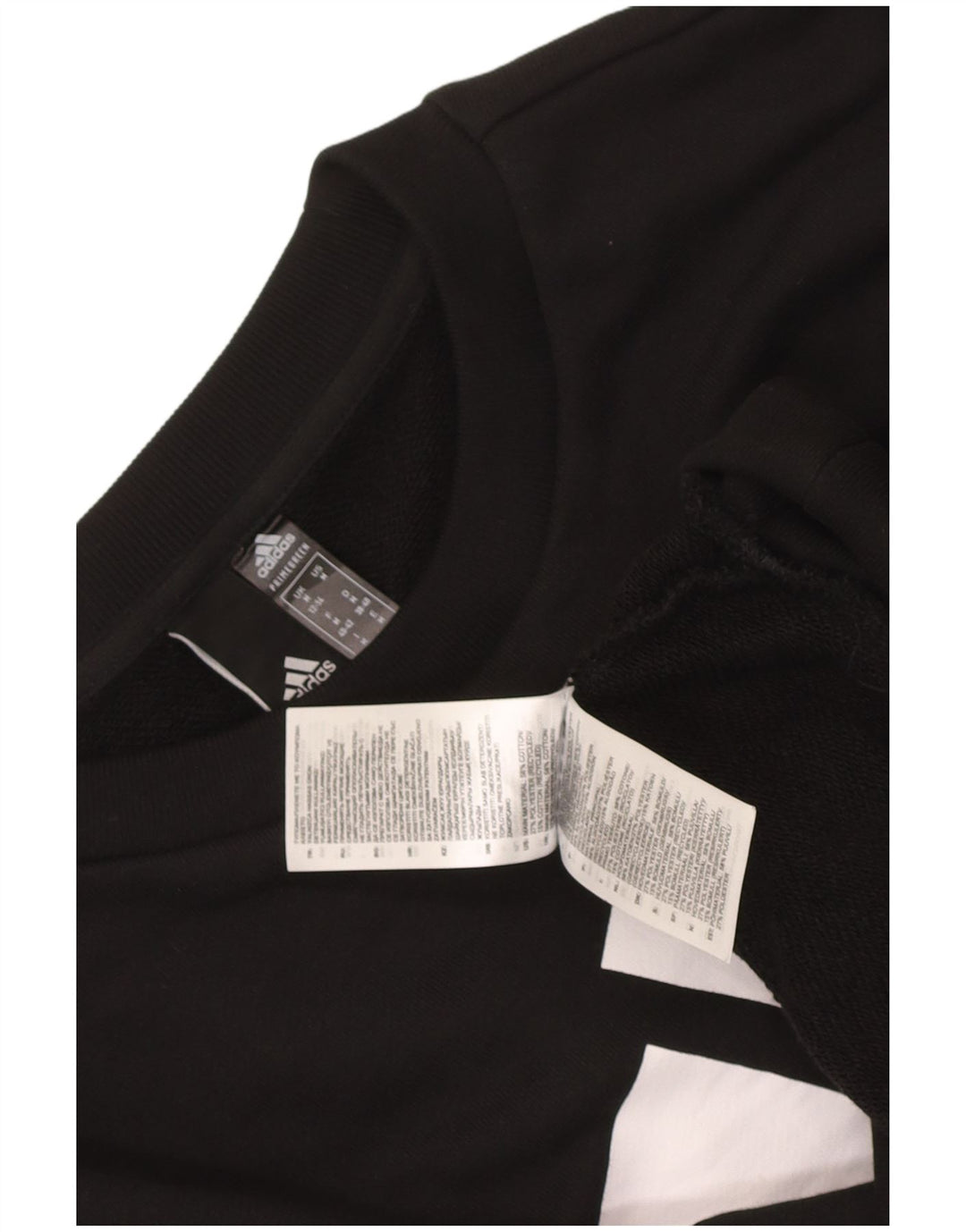 Adidas - Sudadera extragrande con gráfico para mujer, talla 40, talla M, color negro