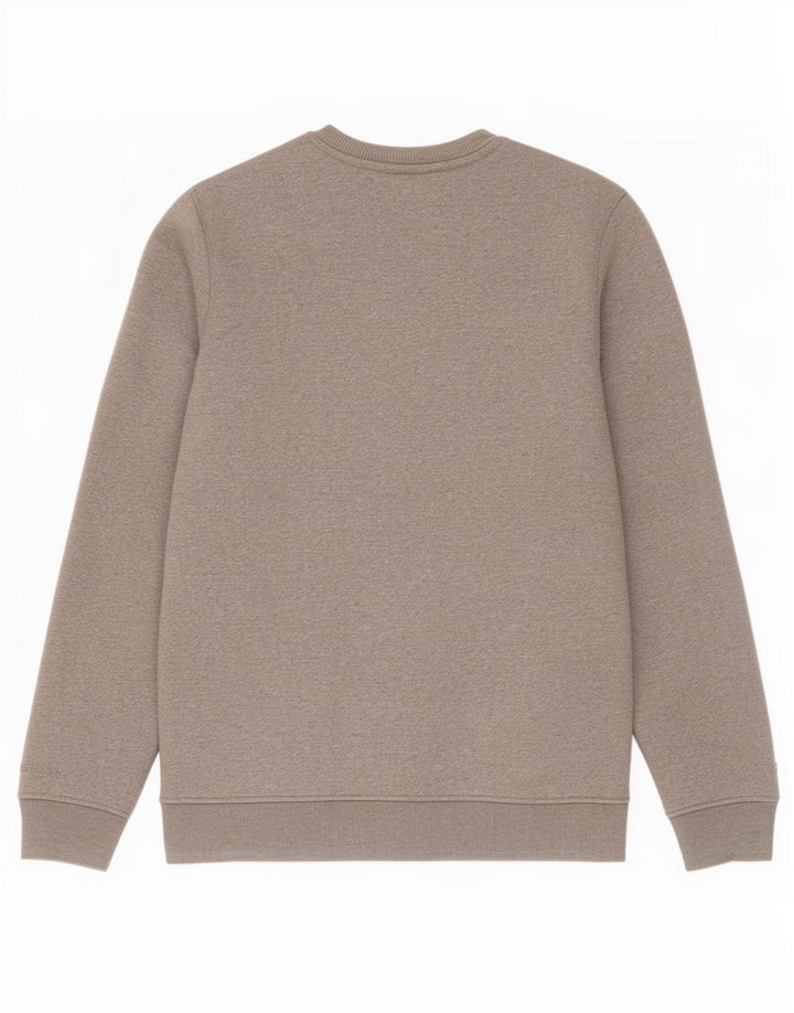 Dickies Hombre Sudadera Gráfica Jersey De Algodón Moteado Gris Medio