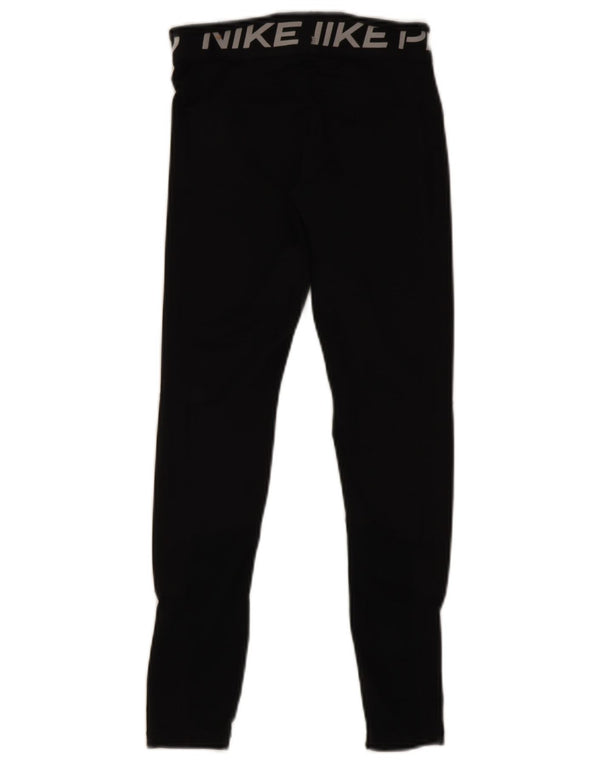 Nike - Leggings gráficos Dri Fit para mujer, talla 40, poliéster negro grande