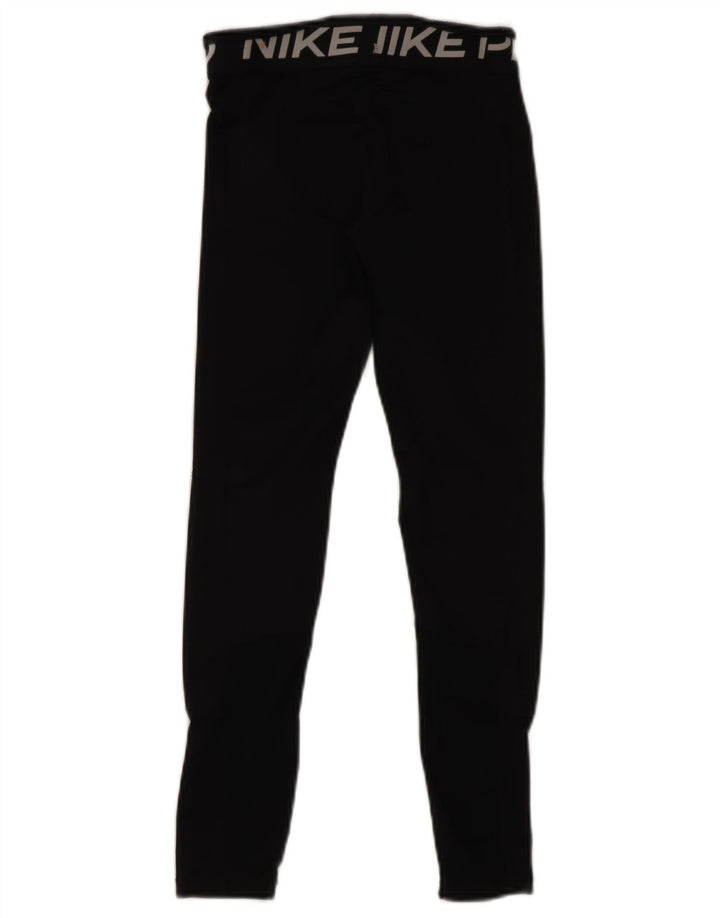 Nike - Leggings gráficos Dri Fit para mujer, talla 40, poliéster negro grande