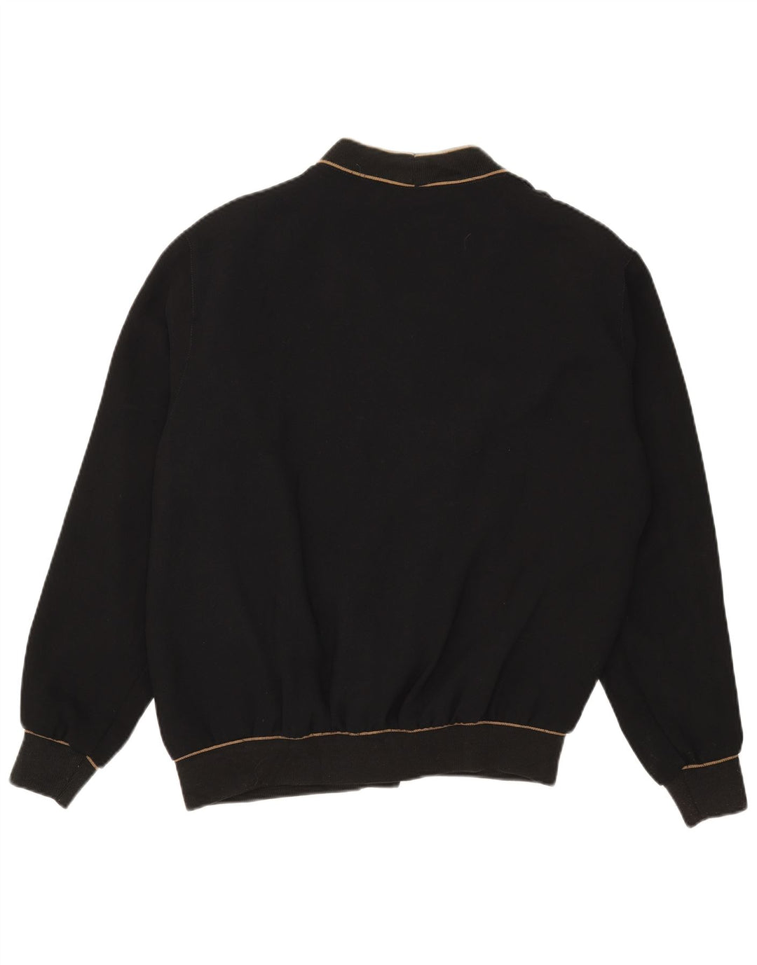 Jacques Lorant Suéter tipo cárdigan para hombre UK 38 Medium Black Colourblock