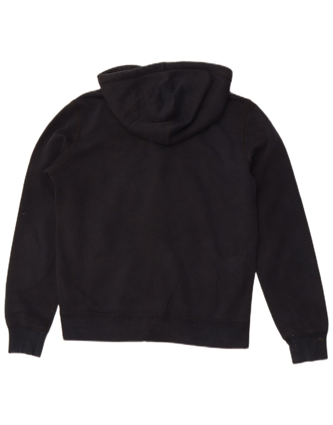 CONVERSE Suéter con capucha y cremallera Chuck Taylor para mujer UK 14 Mediano Algodón negro