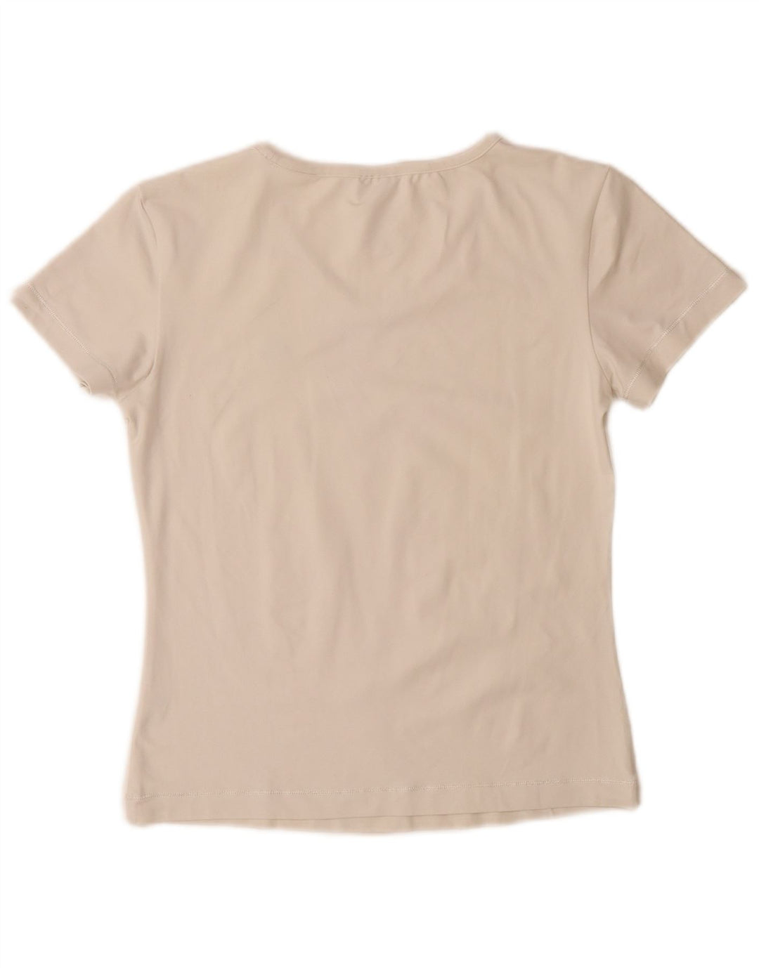 Adidas - Camiseta para mujer, talla 40, talla mediana, color blanco roto, poliamida