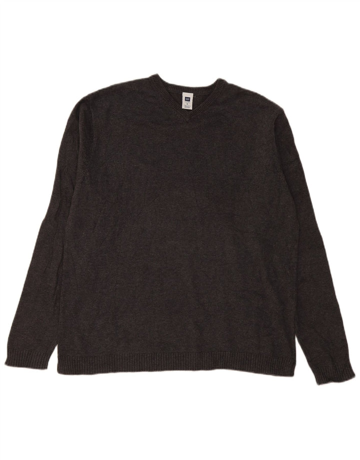 Gap Jersey Con Cuello En V De Algodón Gris Medio Para Hombre