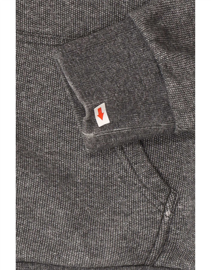 Superdry Hombre Sudadera Con Capucha Jumper XL Gris Algodón
