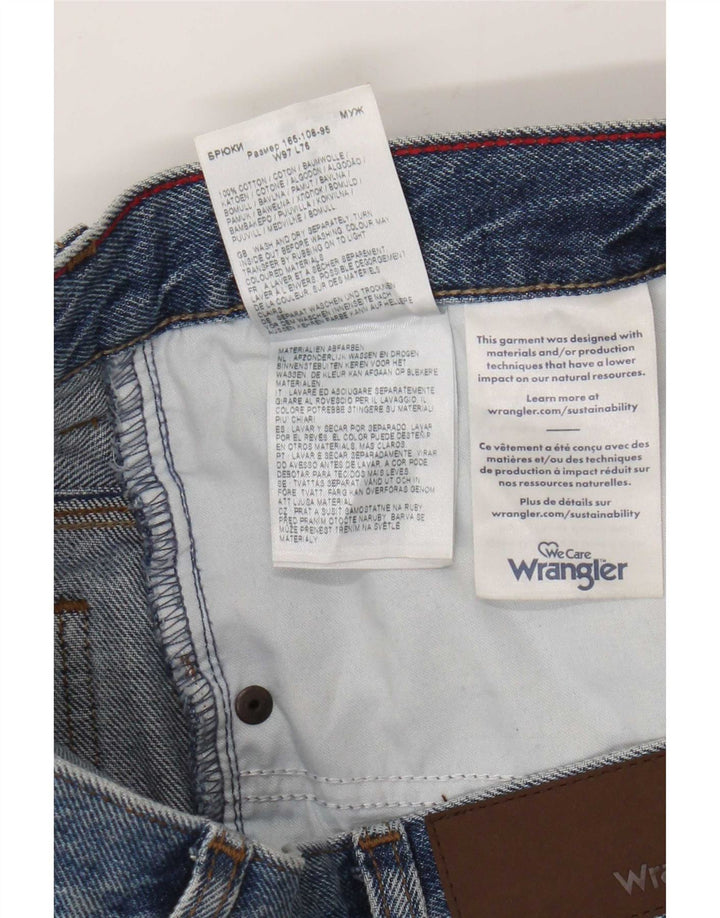 Wrangler Vaqueros rectos para hombre W38 L27 Algodón azul