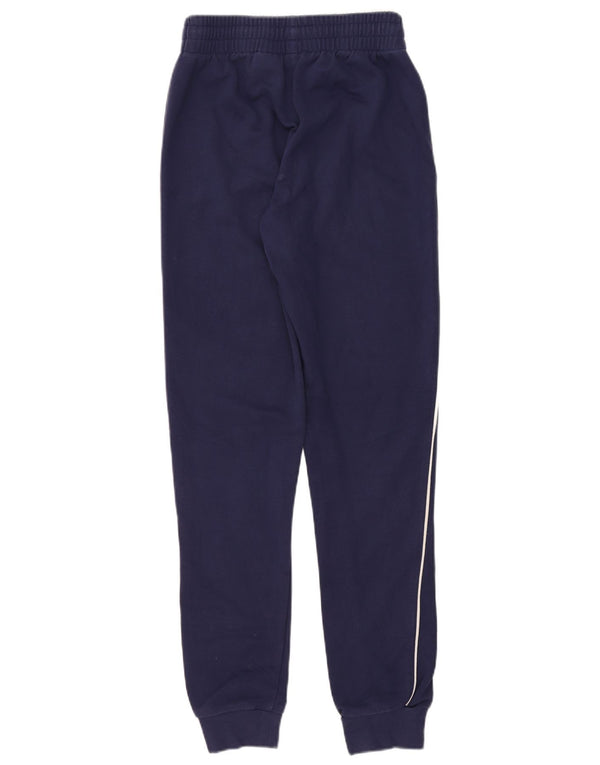 Asics Hombre Pantalones De Chándal Joggers Medium Azul Marino Algodón