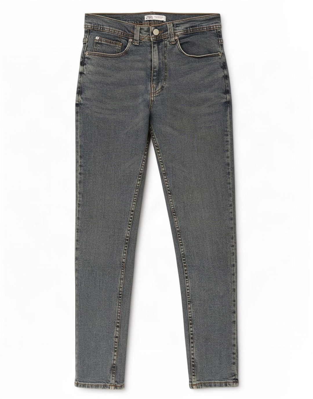 Zara Jeans Slim para Mujer EU 42 Large W32 L30 Azul
