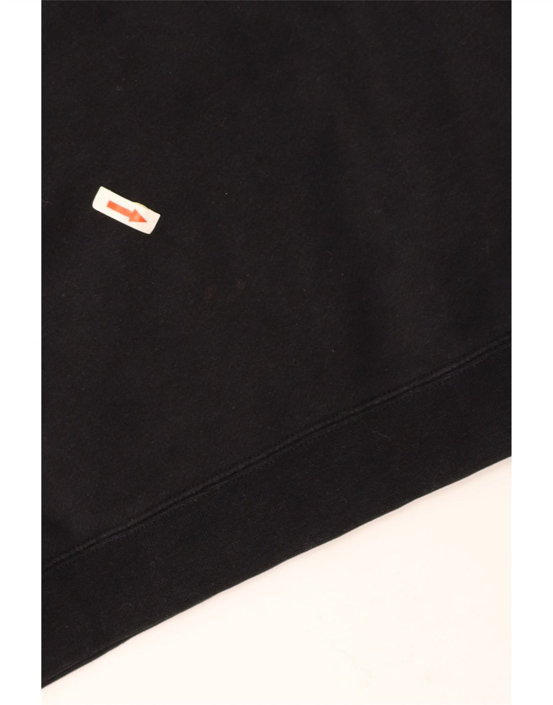 NIKE Mujer Crop Oversize Graphic Sudadera Jumper UK 10 Small Negro