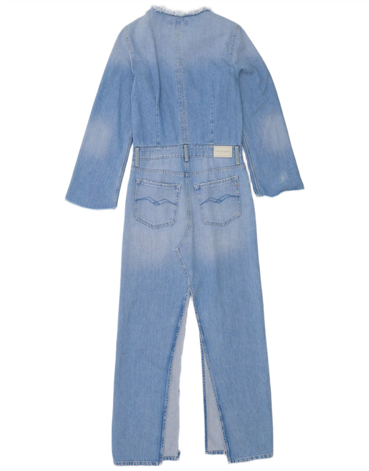 Replay Mono vaquero para mujer UK 10 Small Azul Algodón