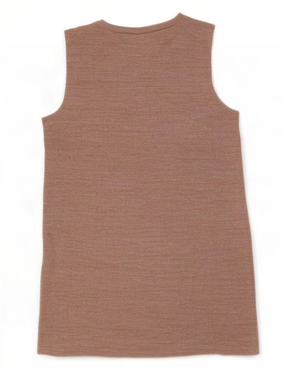 Zara Vestido recto sin mangas para mujer UK 44 Algodón rosa grande