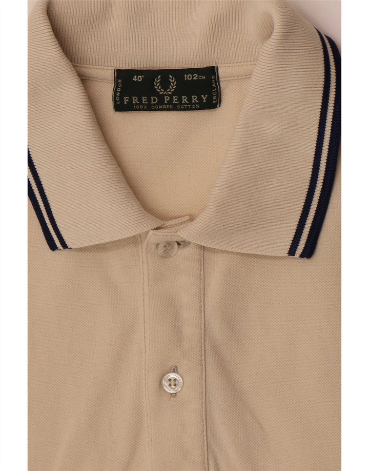 Polo Fred Perry Hombre Algodón Beige Medio