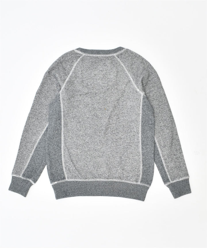JACK WILLS Womens Sweatshirt Jumper UK 6 XS Grey Cotton | Vintage | Thrift | Second-Hand | Used Clothing | Messina Hembry 