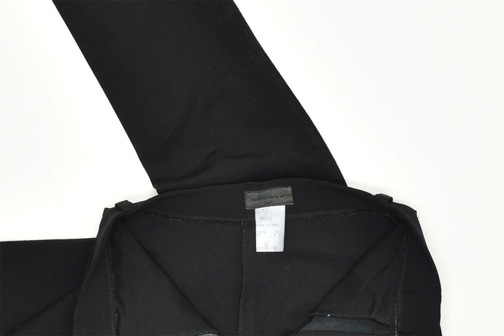 ABSOLU Womens Straight Casual Trousers W24 L29 Black Polyamide | Vintage | Thrift | Second-Hand | Used Clothing | Messina Hembry 