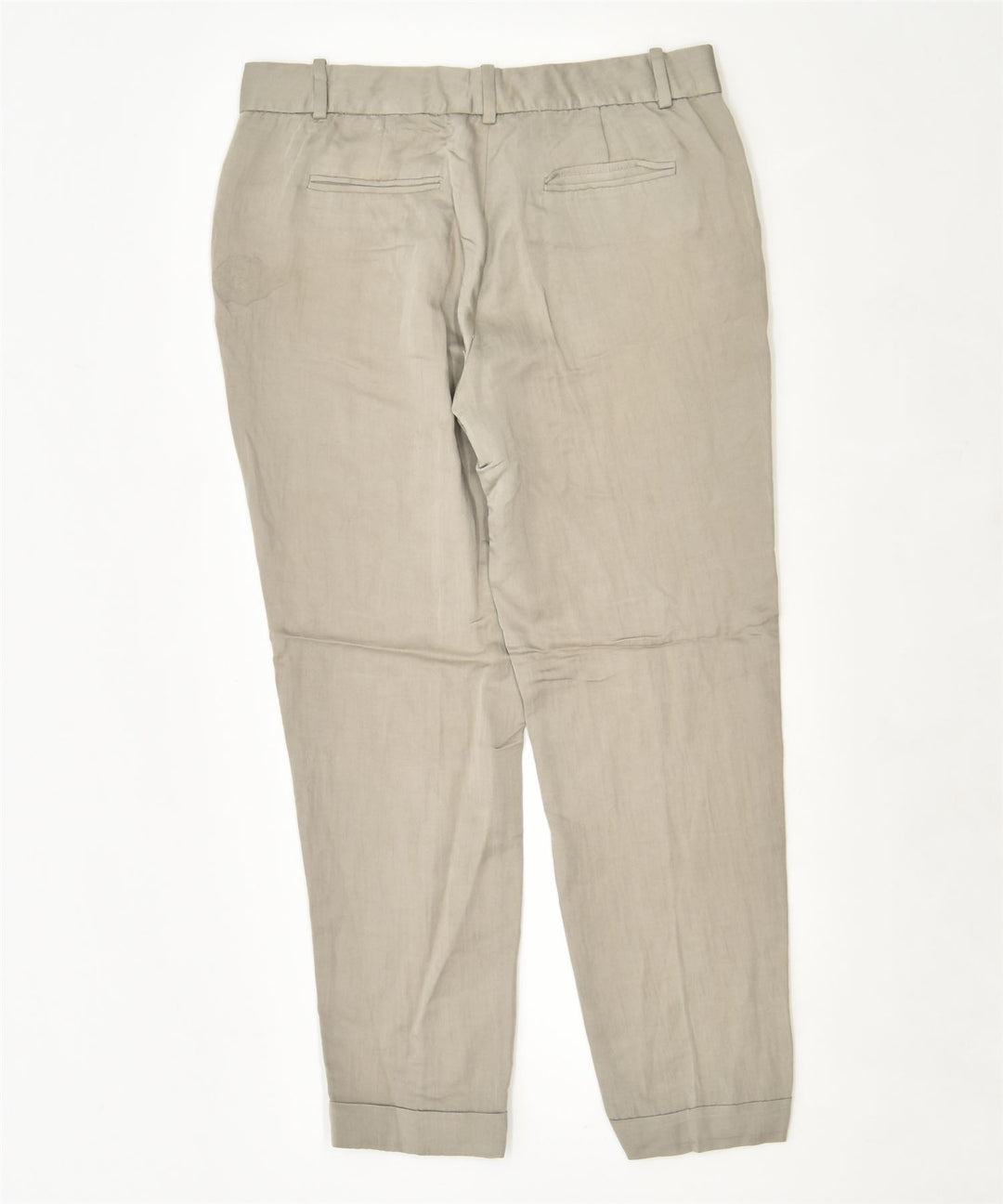 MASSIMO DUTTI Womens Straight Suit Trousers US 6 Medium W28 L26 Beige | Vintage | Thrift | Second-Hand | Used Clothing | Messina Hembry 