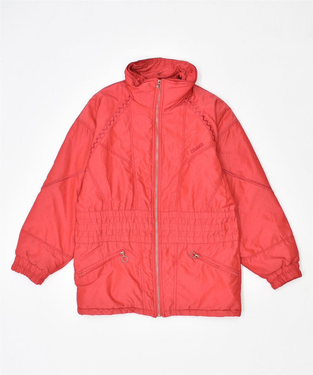 COLMAR Womens Oversized Windbreaker Jacket IT 42 Medium Red | Vintage | Thrift | Second-Hand | Used Clothing | Messina Hembry 