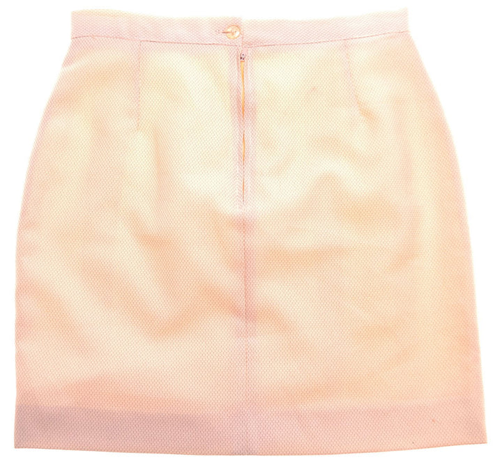 VINTAGE Womens A-Line Skirt W28 L16 Beige - Second Hand & Vintage Designer Clothing - Messina Hembry