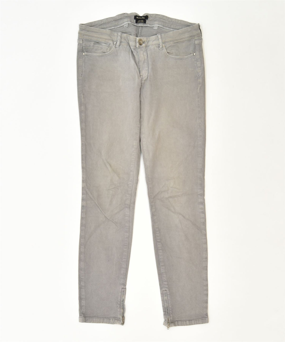 MASSIMO DUTTI Womens Crop Slim Jeans US 6 Medium W30 L28 Grey Classic | Vintage | Thrift | Second-Hand | Used Clothing | Messina Hembry 