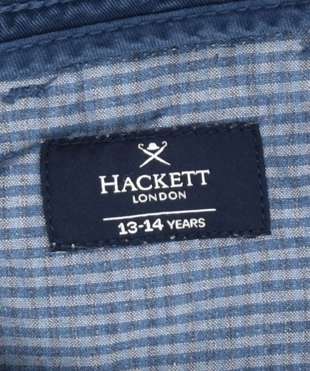 HACKETT Girls Slim Fit Casual Trousers 13-14 Years W29 L30 Navy Blue | Vintage | Thrift | Second-Hand | Used Clothing | Messina Hembry 