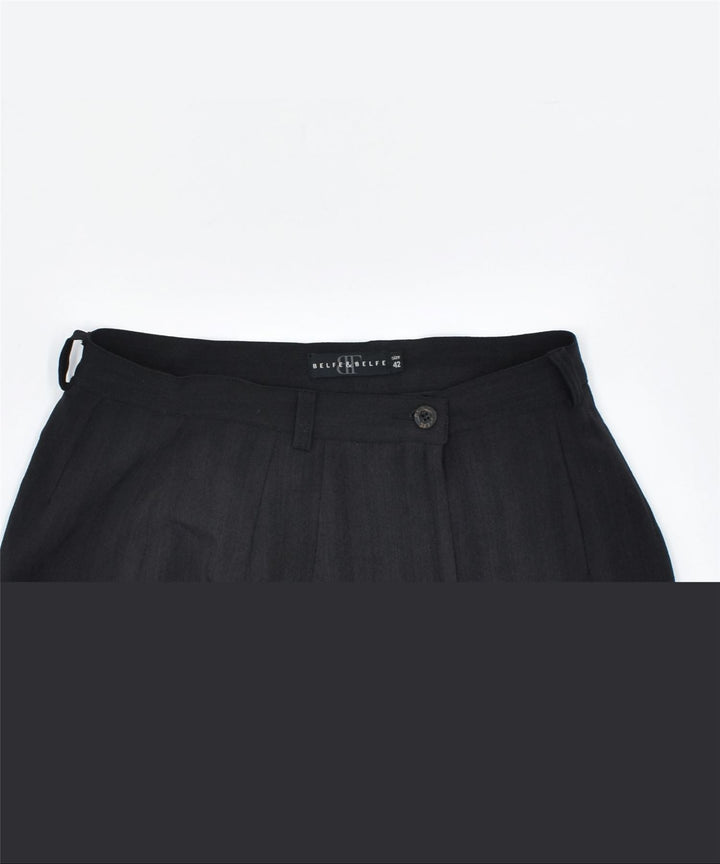 BELFE & BELFE Womens High Waist Pencil Skirt IT 42 Medium W26 Grey | Vintage | Thrift | Second-Hand | Used Clothing | Messina Hembry 